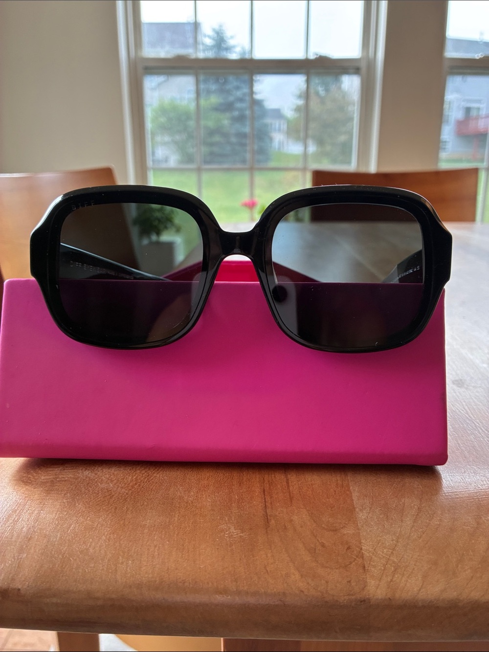 Black Oversized Square Women’s Sunglasses
